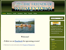 Tablet Screenshot of friendsofwhiskeytown.org